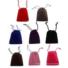 Velvet Cloth Jewelry Pouches Drawstring Bags Candy Gift Bag